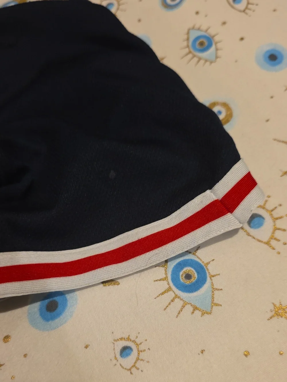 GAP Black  Kids Athletic Shorts with Red & White Trim 2